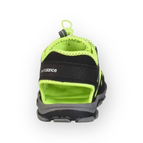 New Balance 𓆉 Adirondack Outdoor Adventure Sandal 𓆉 Black Neon Green 𓆉 Kids 2 - Picture 3 of 16